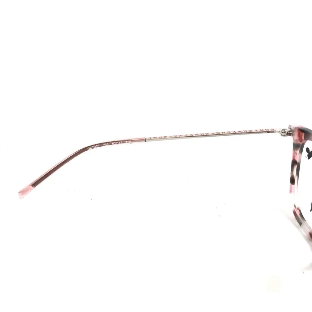 DKNY Eyeglasses Frames DK7008 265 Pink Brown Tortoise Cat Eye Full Rim 52-17-135